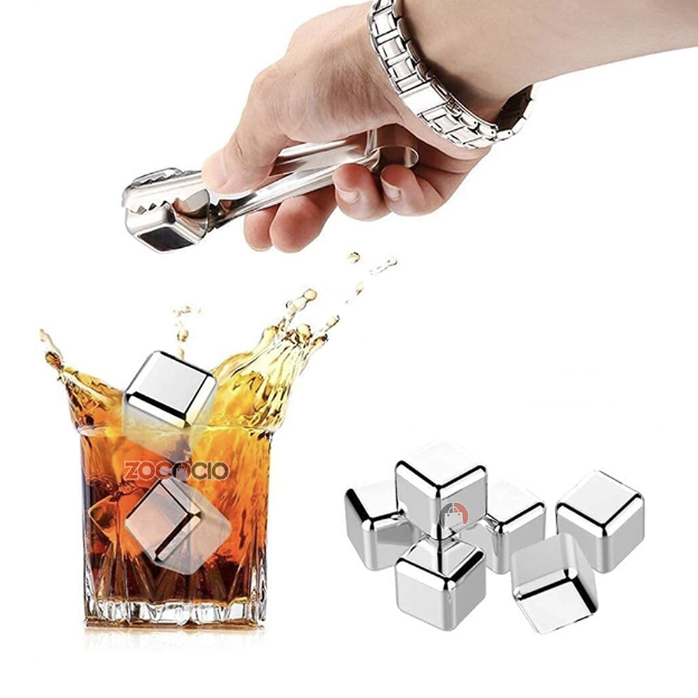 Cubos De Hielo De Acero Inoxidable